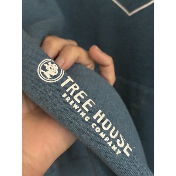 Tree House Brewing Company (MA) Blue Woman's  Large Hoodie READ - Picture 6 of 12